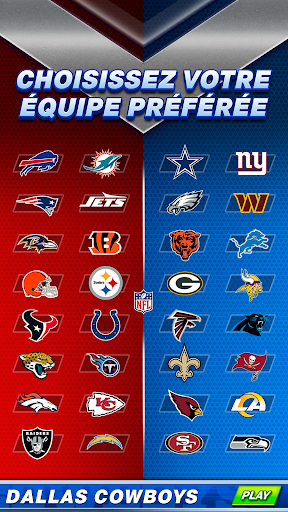 Sélection des équipes NFL